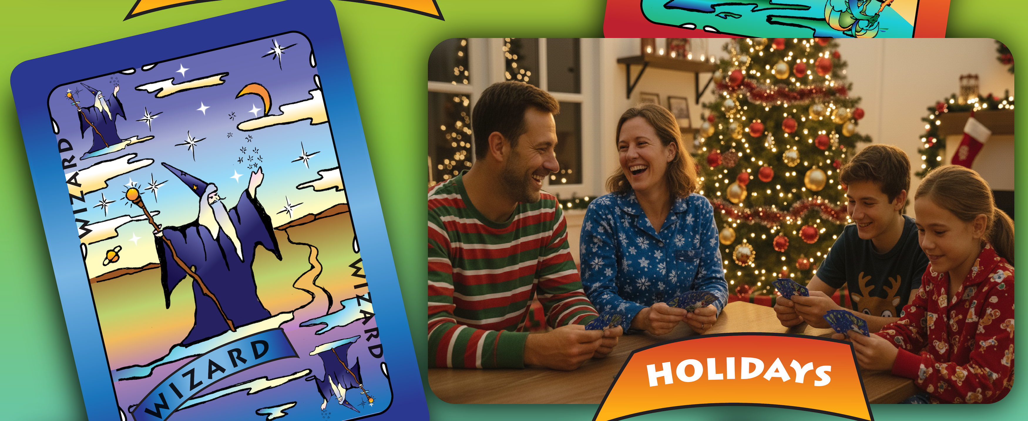 You Wish! is perfect for holidays featuring the Wizard card